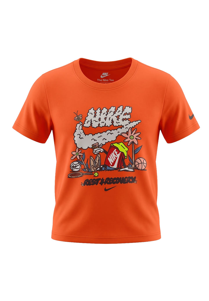 T-shirt arancione per bambino