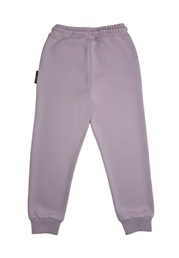Pantalone felpa lilla per neonata