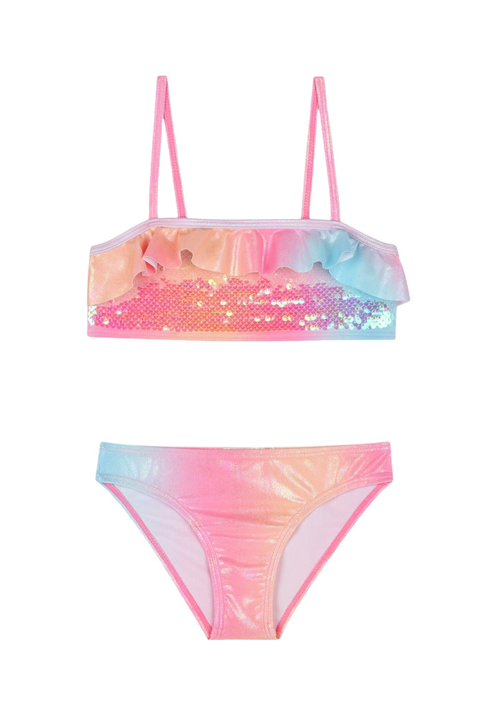 Costume bikini multicolor per bambina