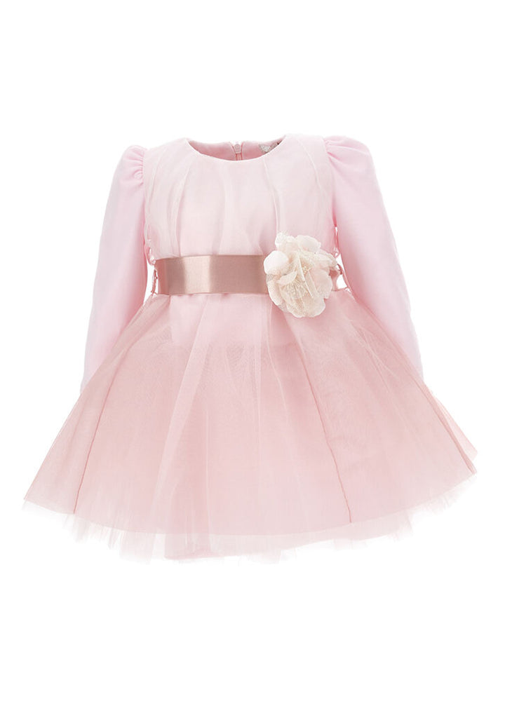 Vestito tulle rosa per neonata