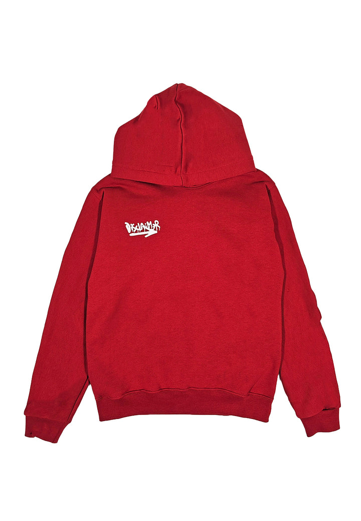 Red hooded sweatshirt for boy