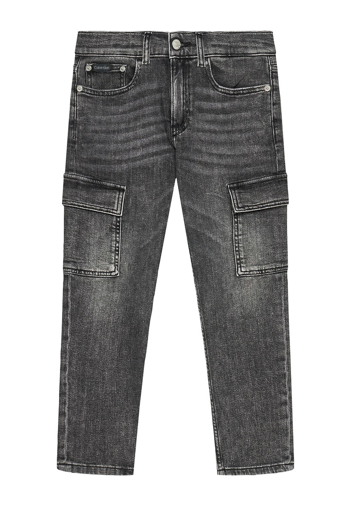 Jeans grigio denim per bambino