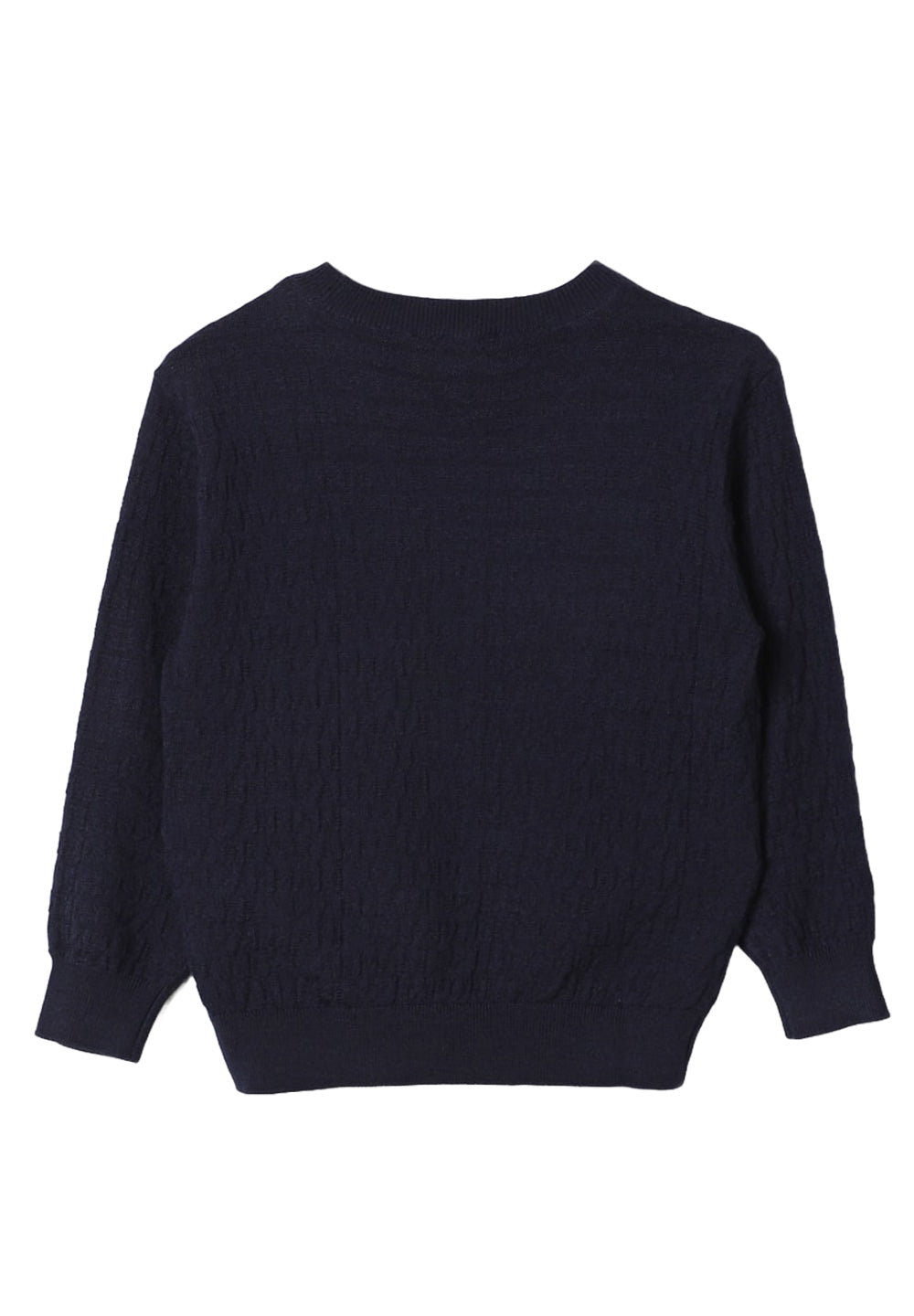 Maglioncino blu navy per bambino