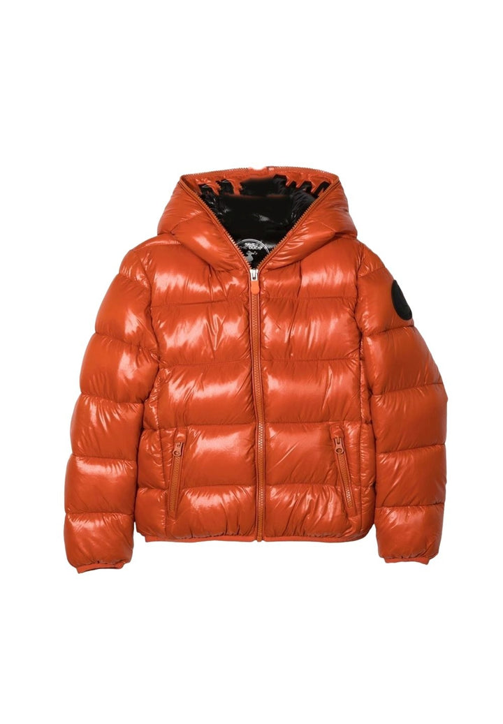 Orangefarbene Jacke für Jungen