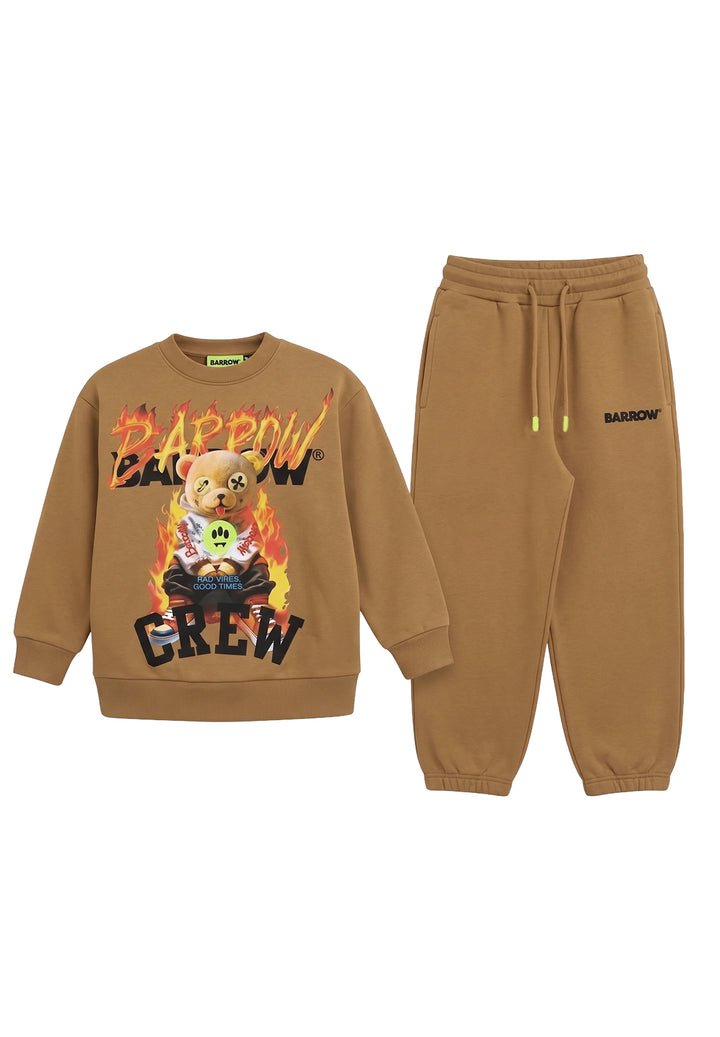 Completo felpa marrone unisex