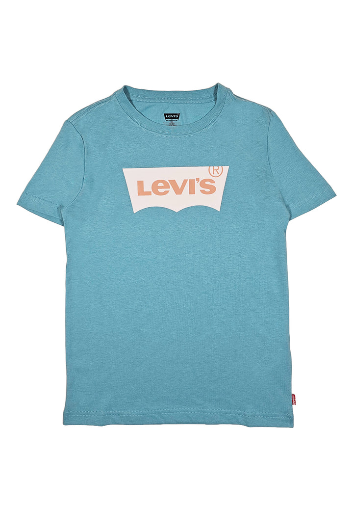 T-shirt celeste per bambina