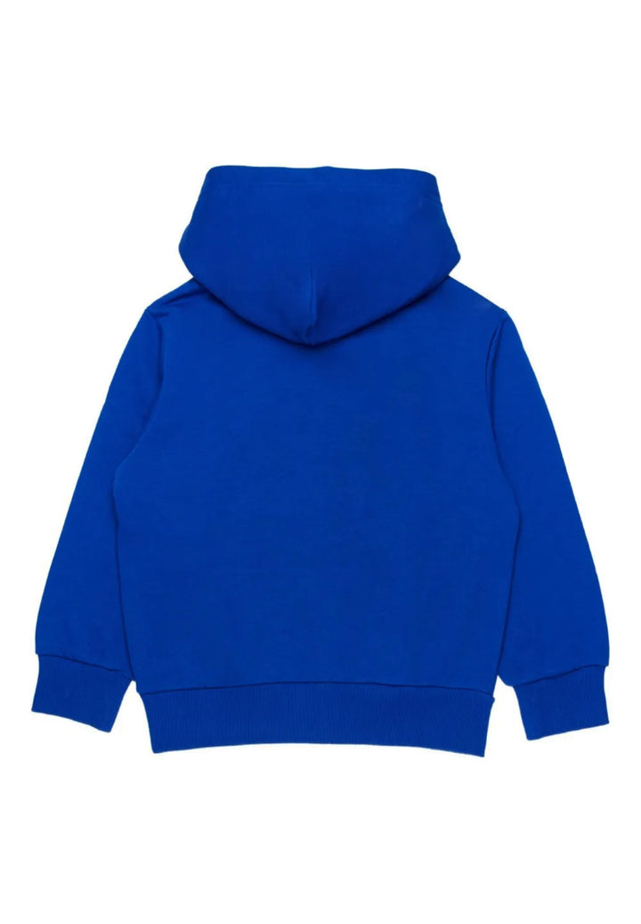 Felpa cappuccio blu per bambino