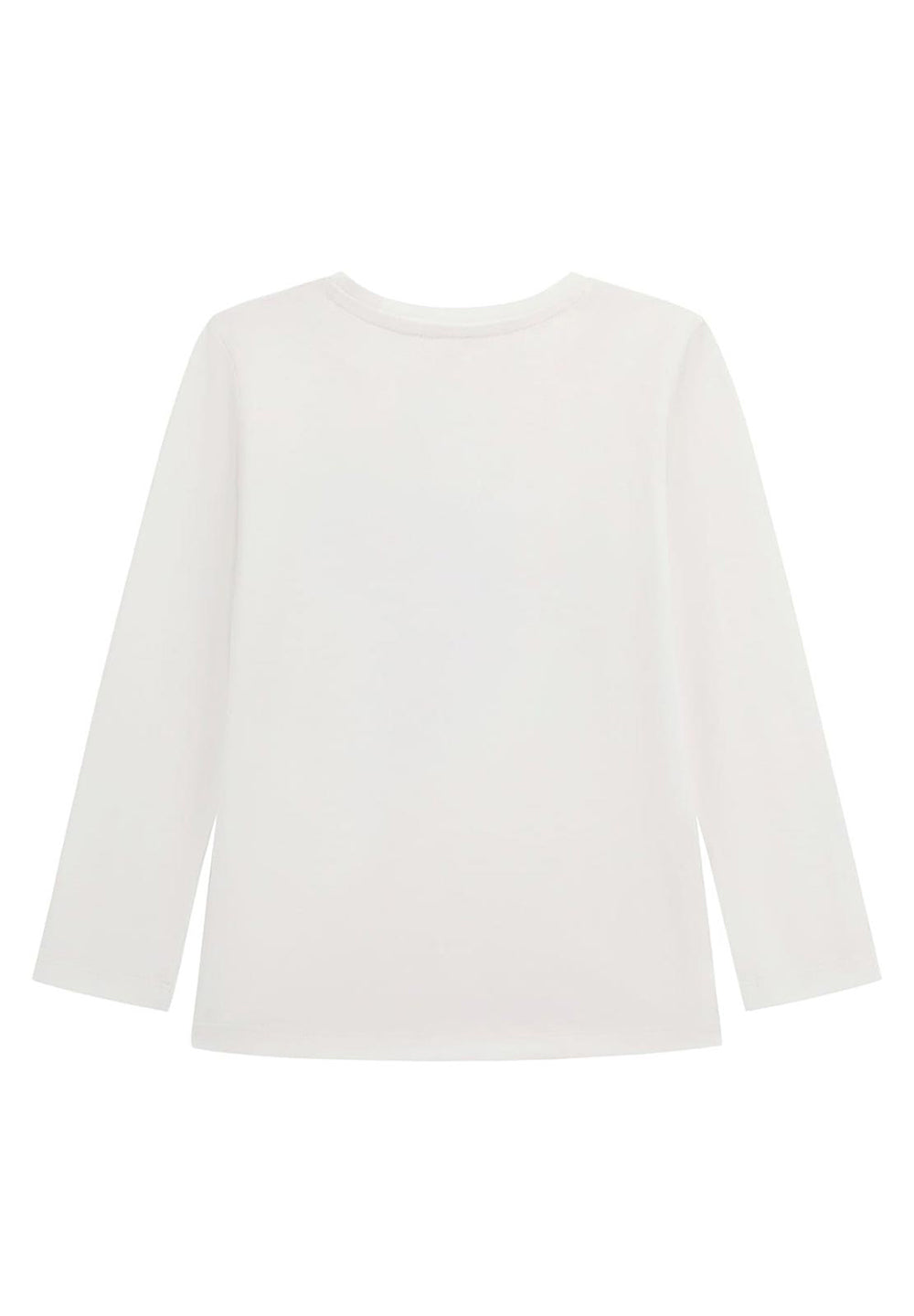 T-shirt bianca per bambina