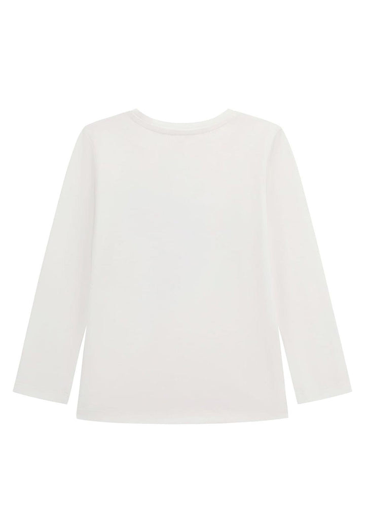 T-shirt bianca per bambina
