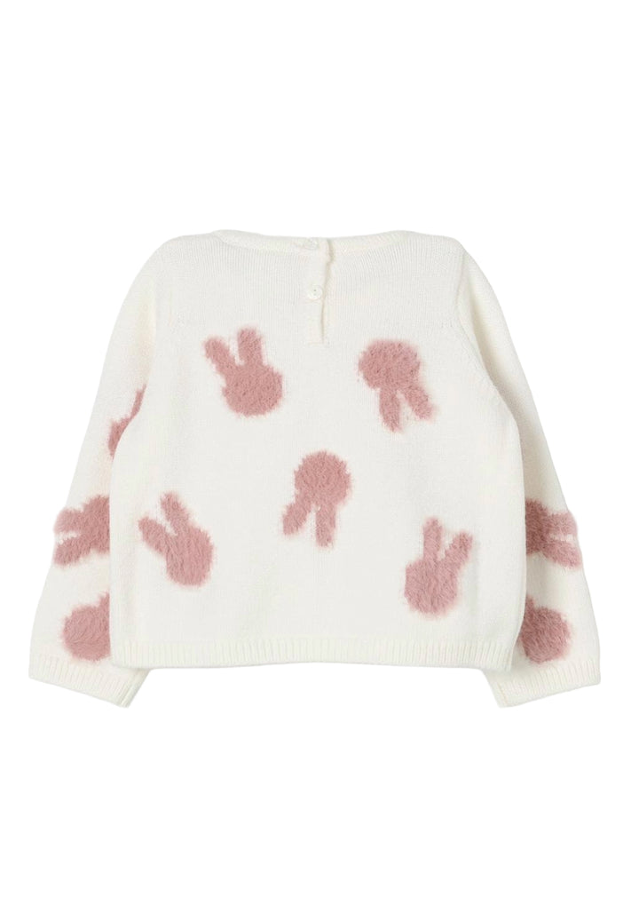 Maglione crema per neonata