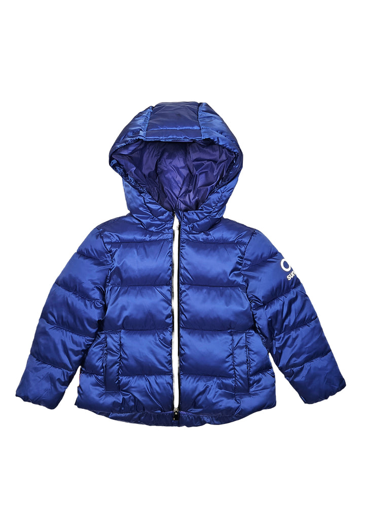 Blue jacket for baby girls