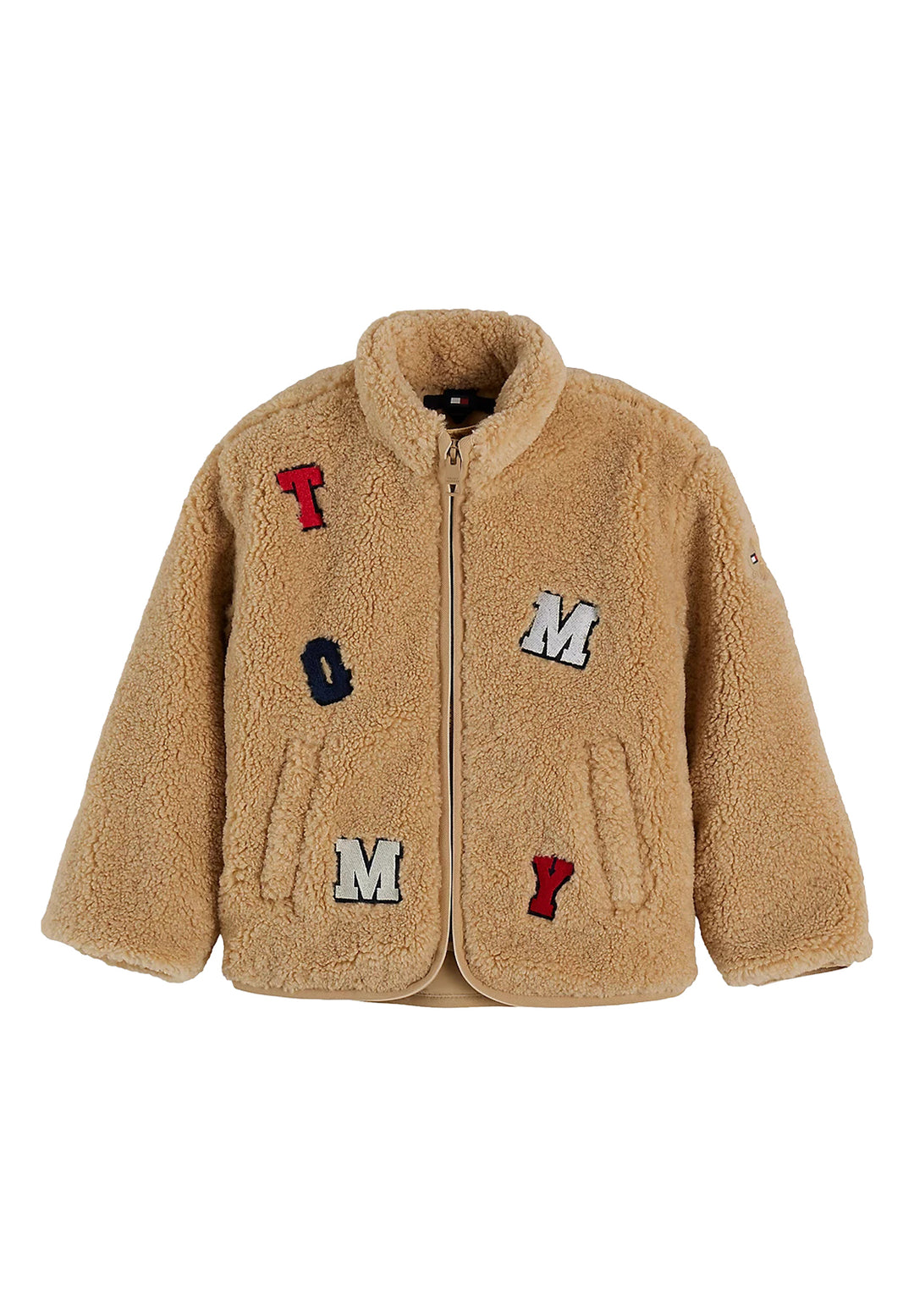 Giubbotto teddy marrone per bambino