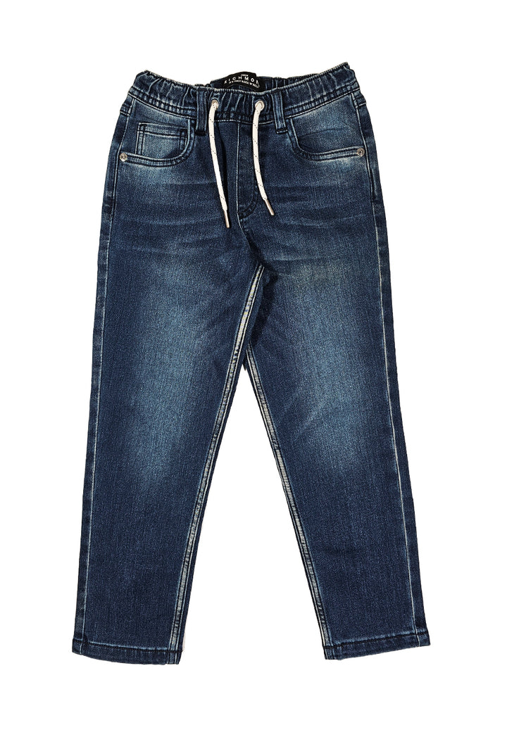 Jeans blu denim per bambino