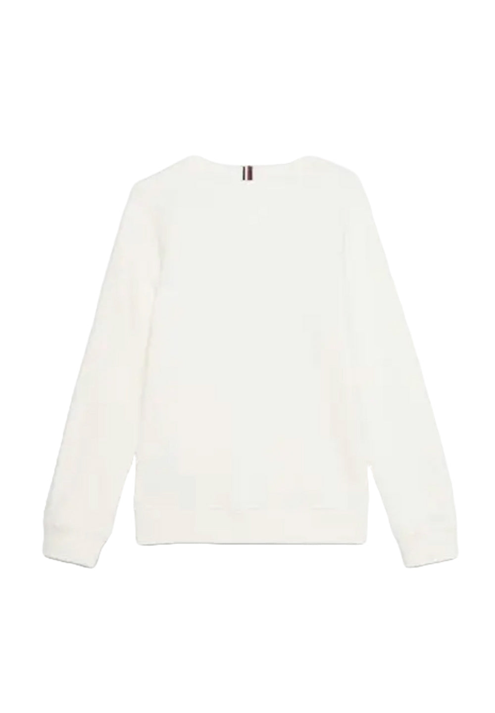 Cream crew neck sweatshirt for boys