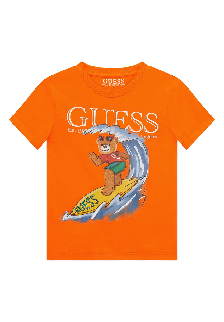 T-shirt arancione per neonato