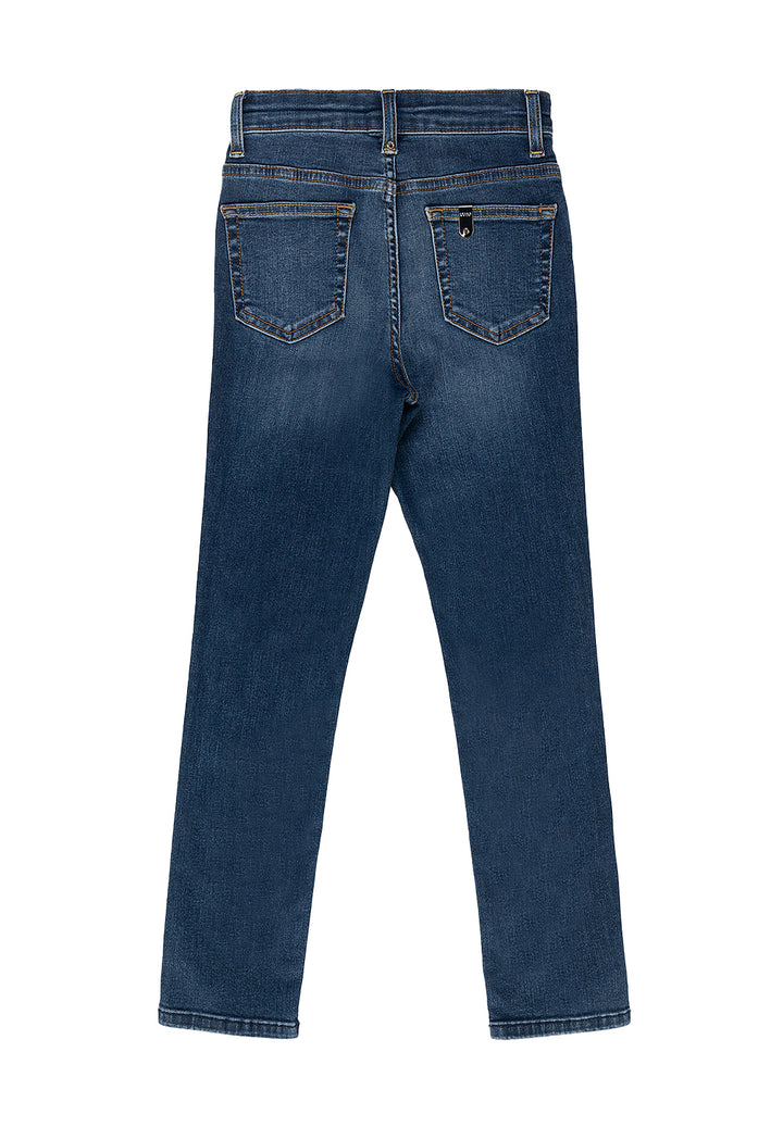 Jeans blu denim per bambina