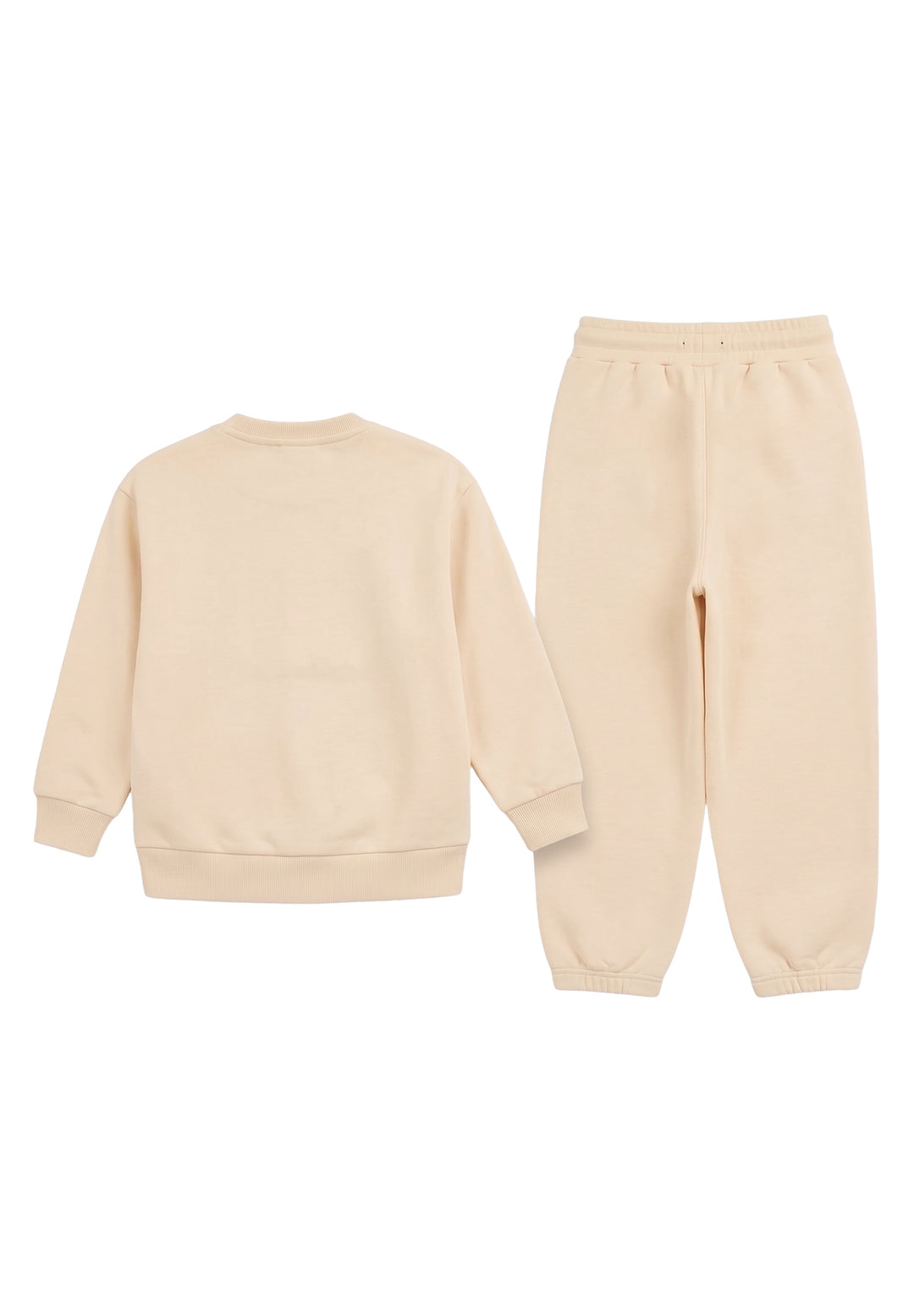 Completo felpa crema unisex