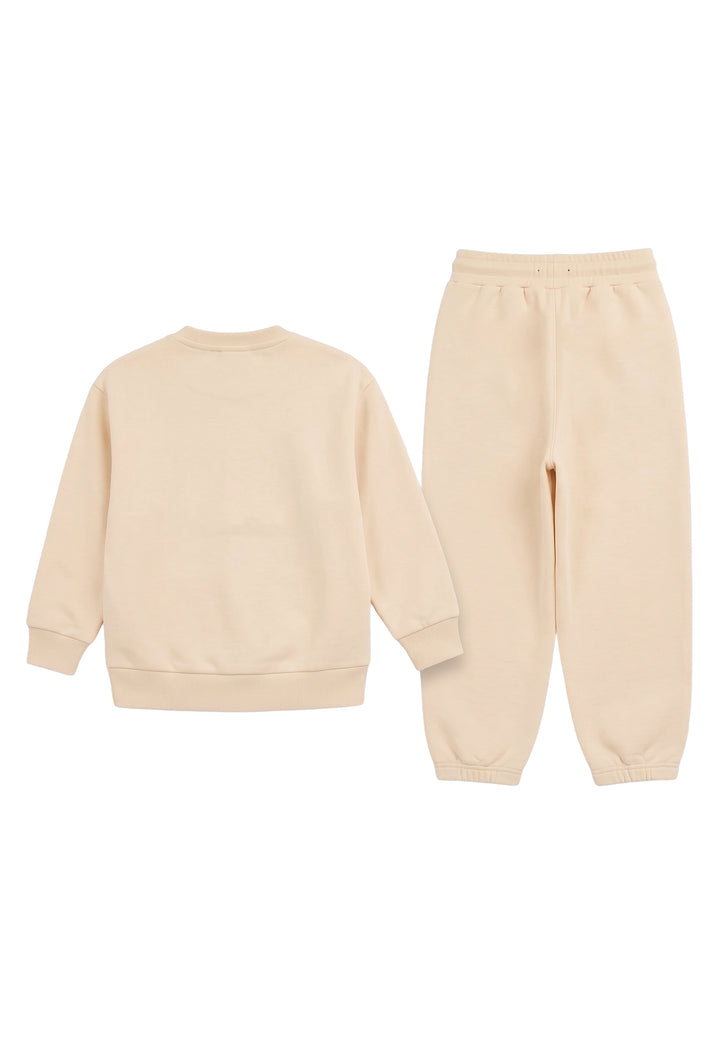 Completo felpa crema unisex