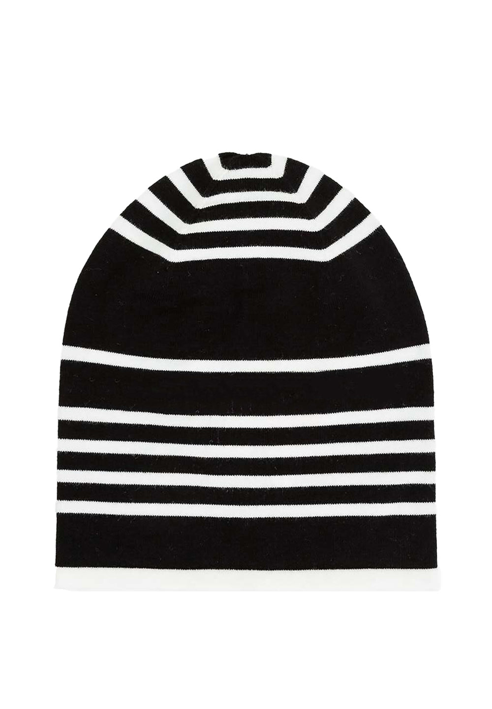 Cappello nero-bianco per bambina