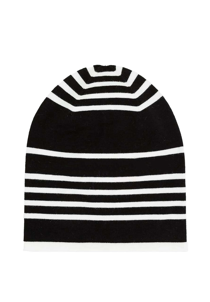 Cappello nero-bianco per bambina