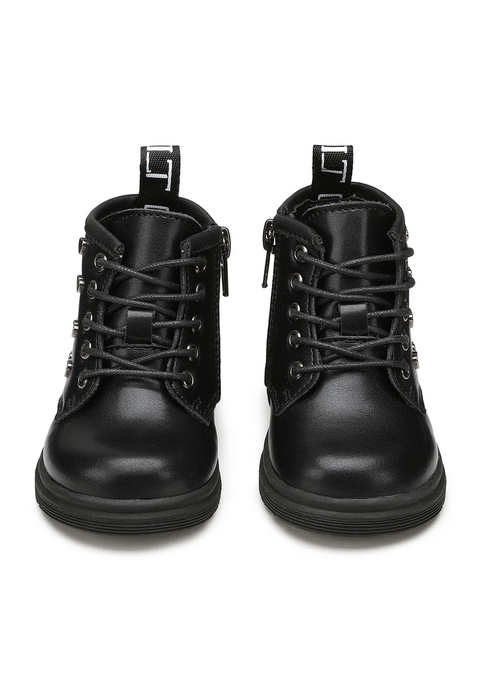Black ankle boots for baby girls