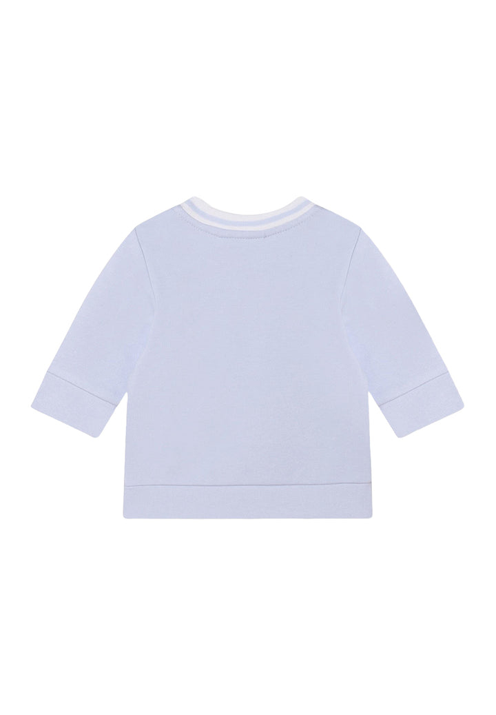 Light blue sweatshirt for newborns