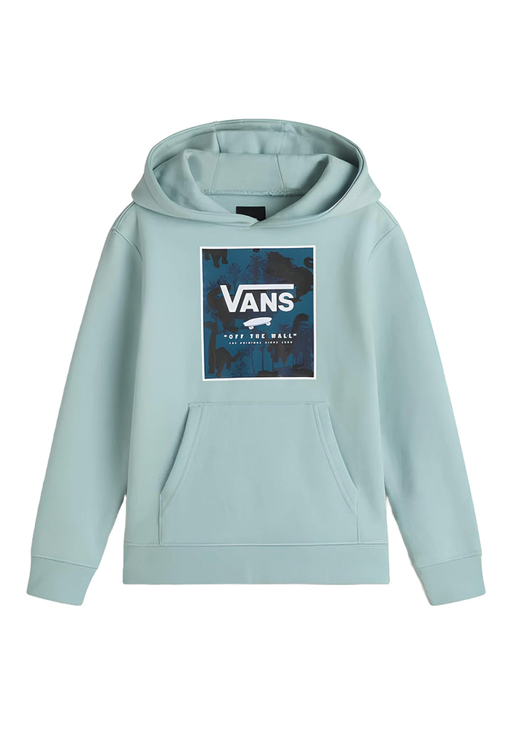 Light blue hooded sweatshirt for boys