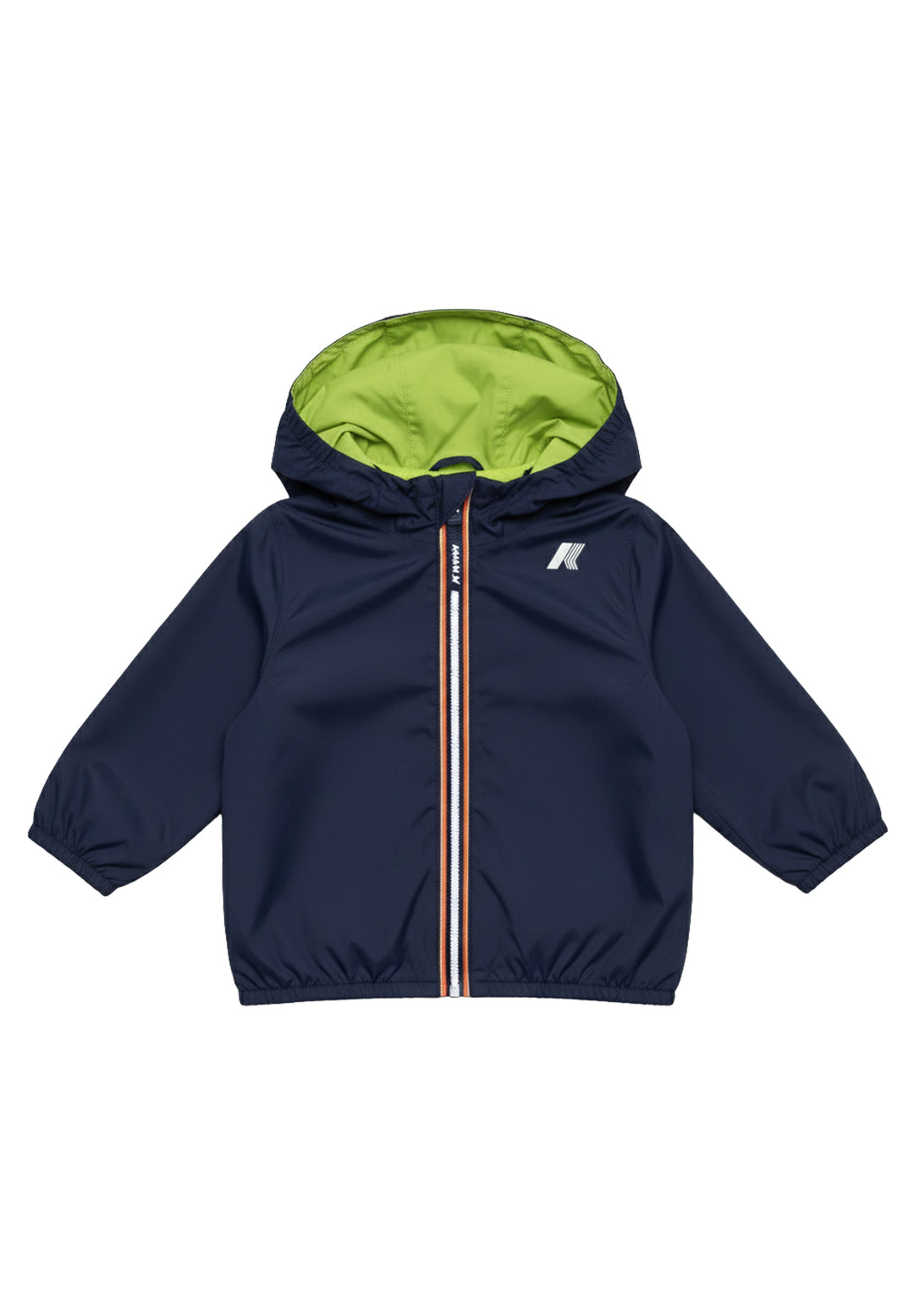 Giubbino reversibile lime-blu per neonato