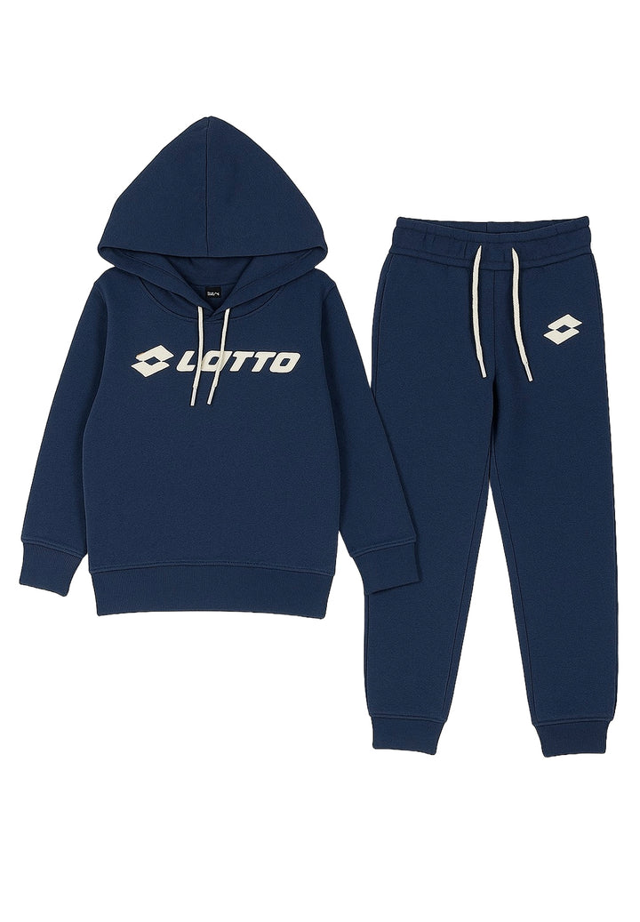 Completo felpa blu per bambino