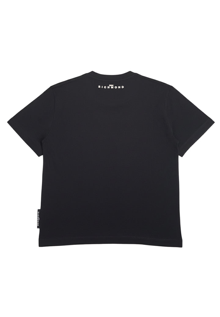 T-shirt nera per bambino