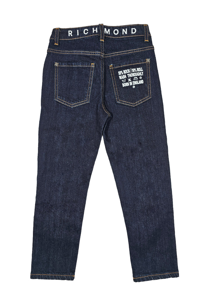 Jeans blu denim per bambino