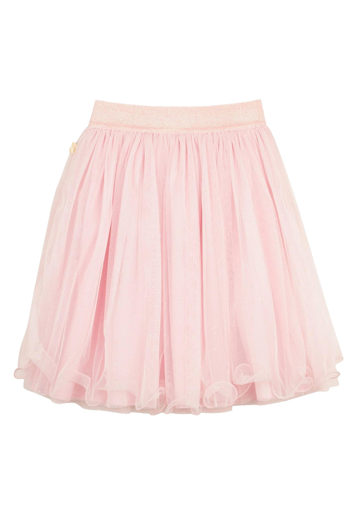 Gonna tulle rosa per bambina
