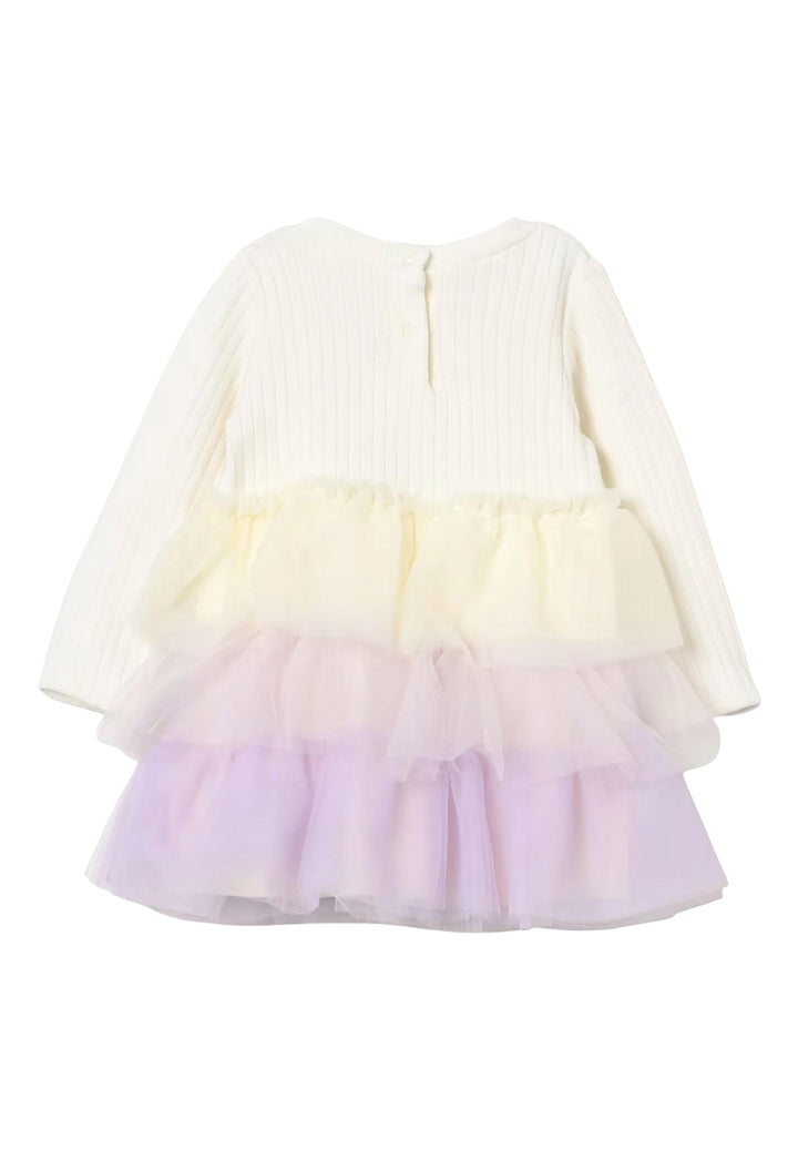Vestito crema per neonata