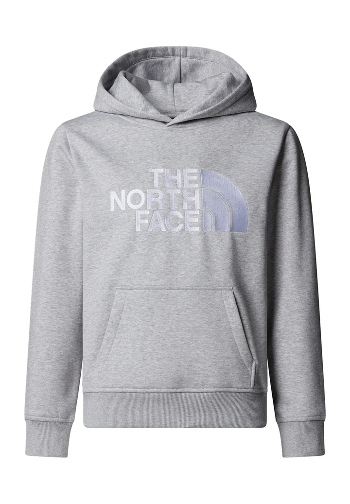 Felpa cappuccio grigia per bambino