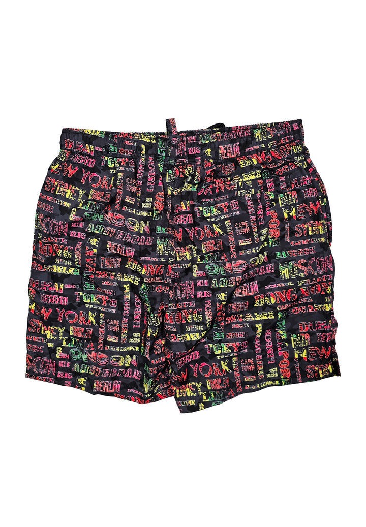 Costume boxer nero per bambino