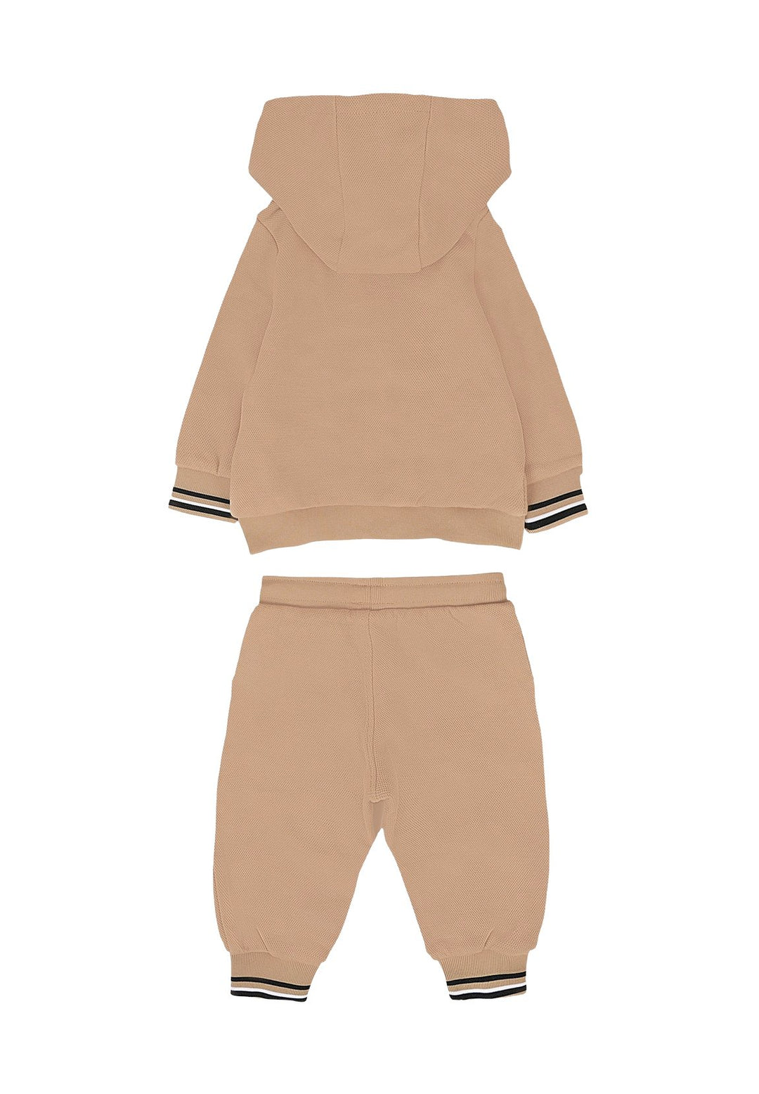 Completo felpa beige per bambino
