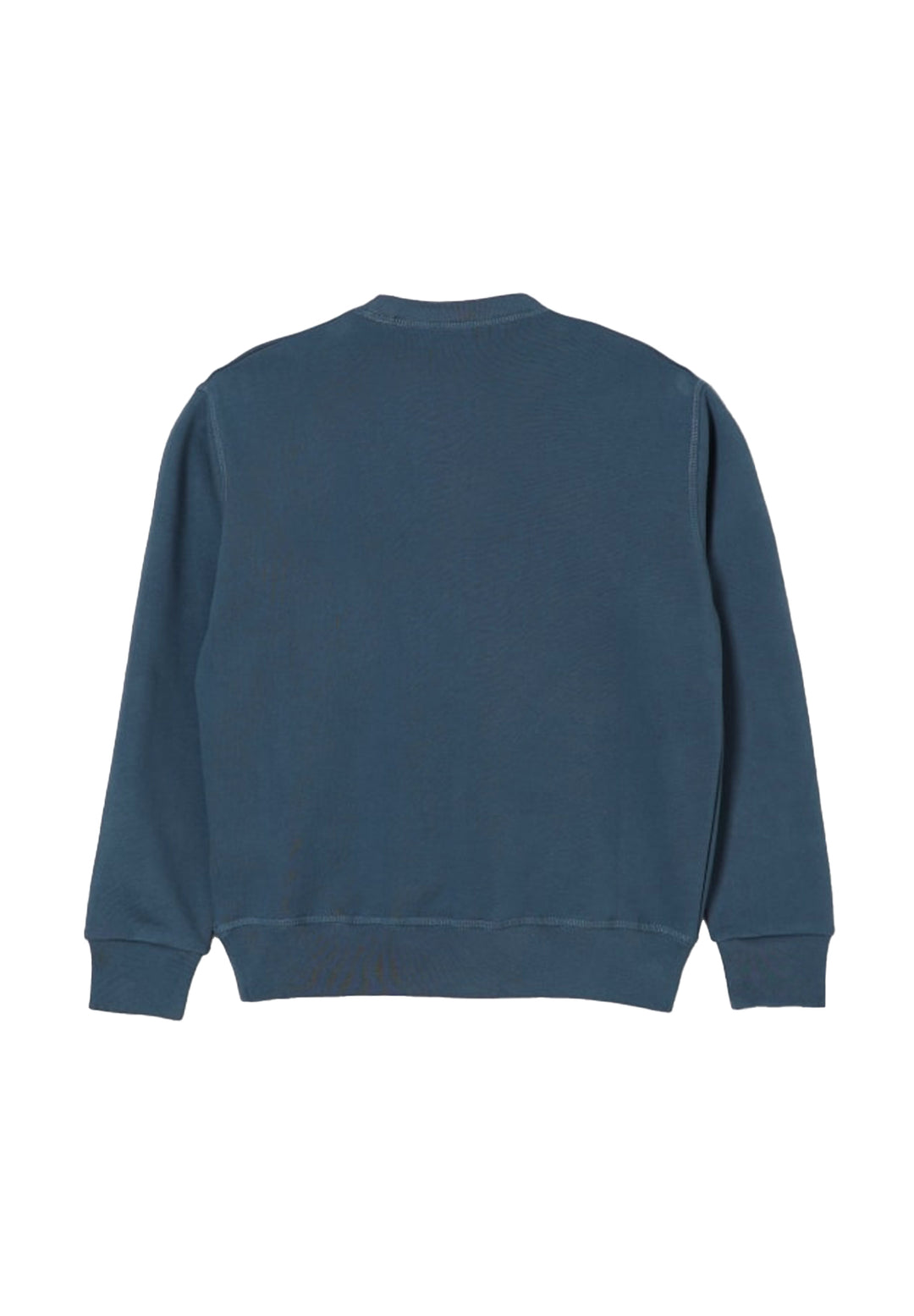 Felpa girocollo blu per bambino