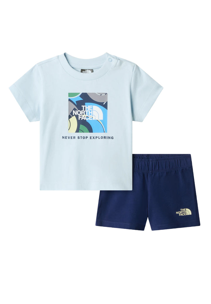 Completo celeste-blu per neonato