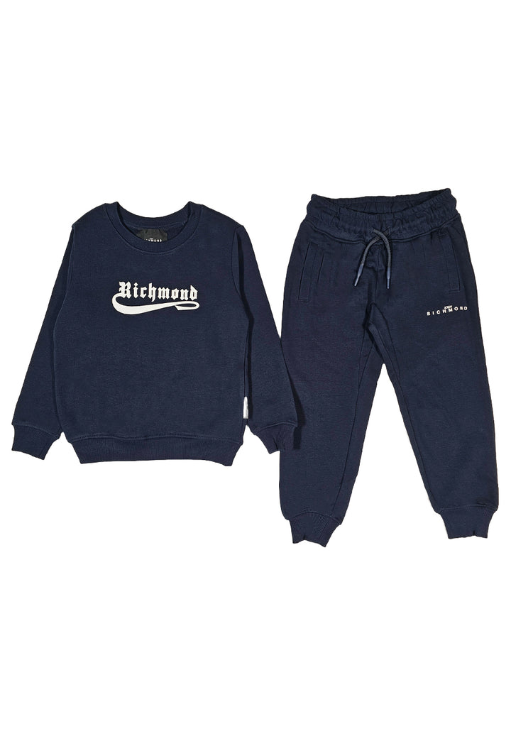 Blaues Sweatshirt-Set für Jungen