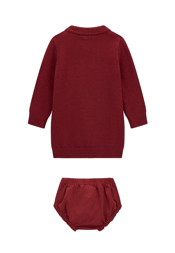 Vestito rosso per neonata