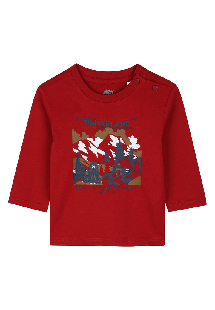 T-shirt rossa per bambino