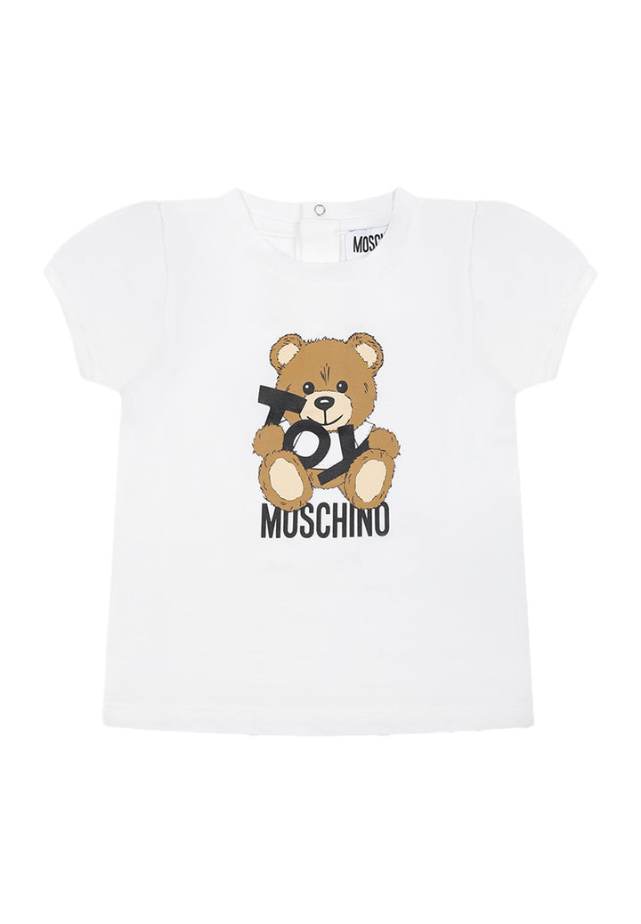 T-shirt bianca per bambina