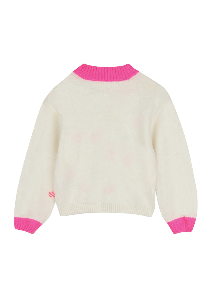 Maglione panna per bambina