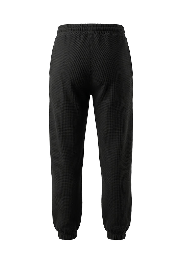 Pantalone felpa nero per bambina