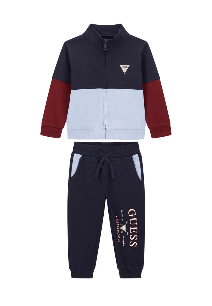 Completo felpa blu per bambino