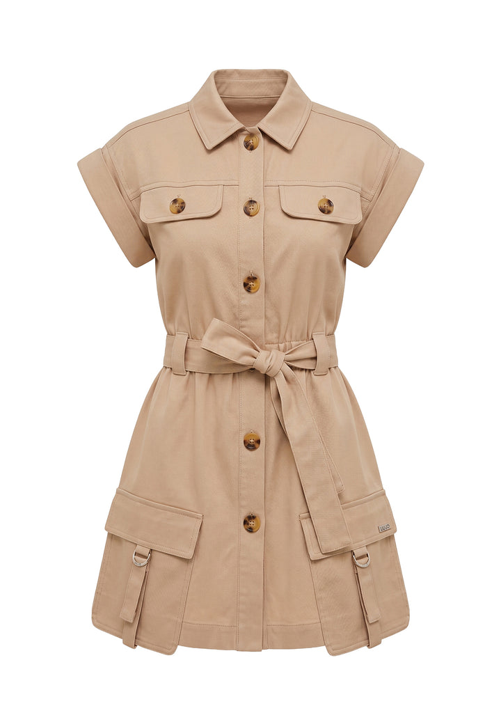 Vestito beige per bambina