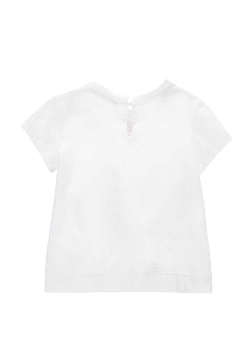 Weißes T-Shirt für Babymädchen