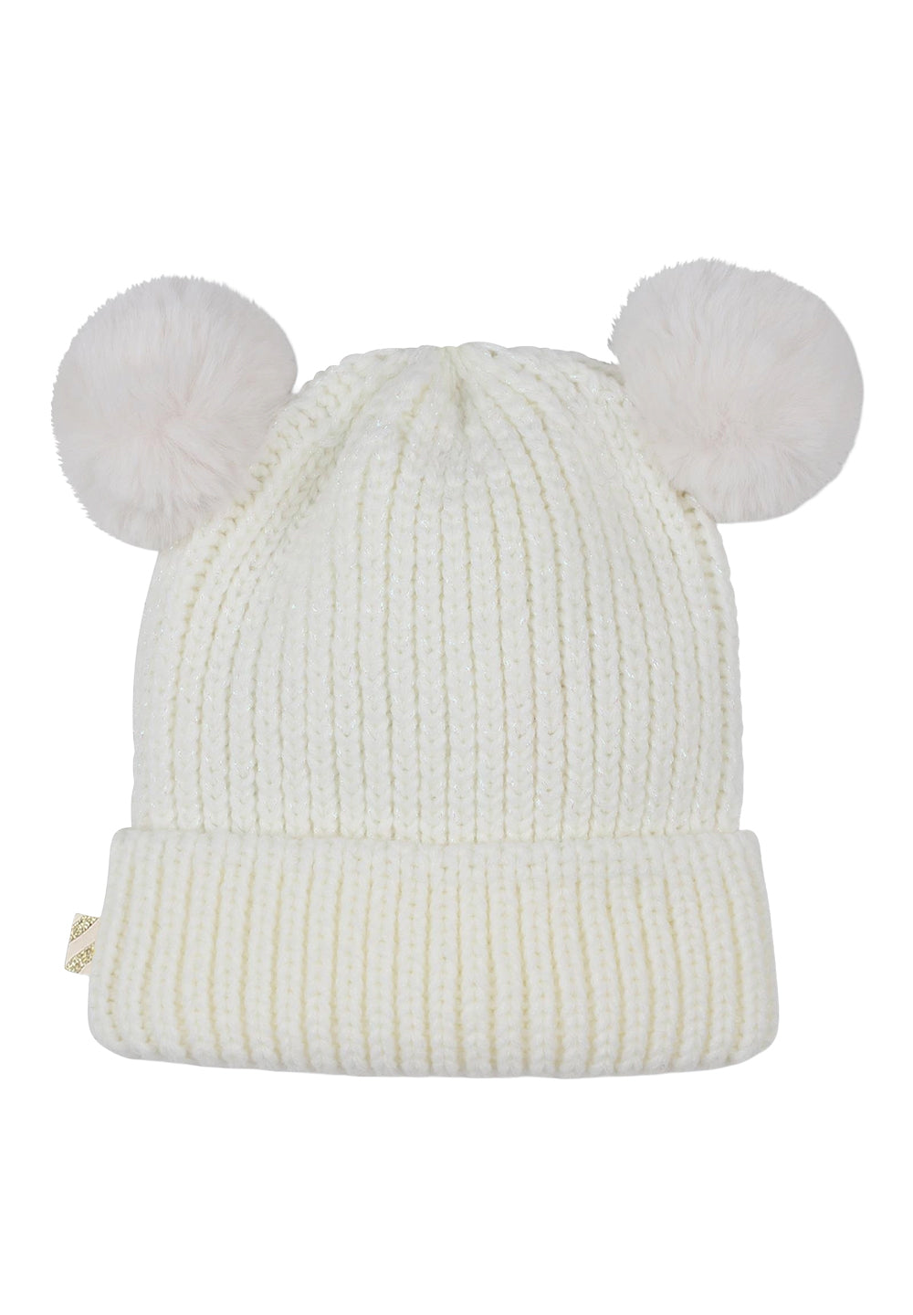 Cappello avorio per bambina