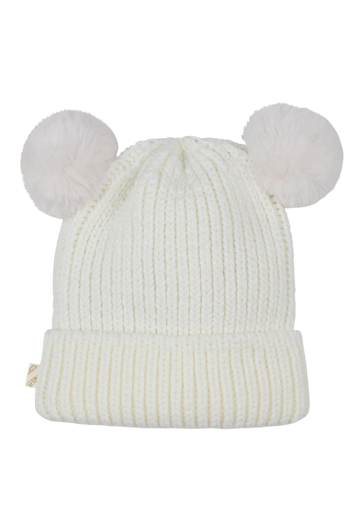 Cappello avorio per bambina
