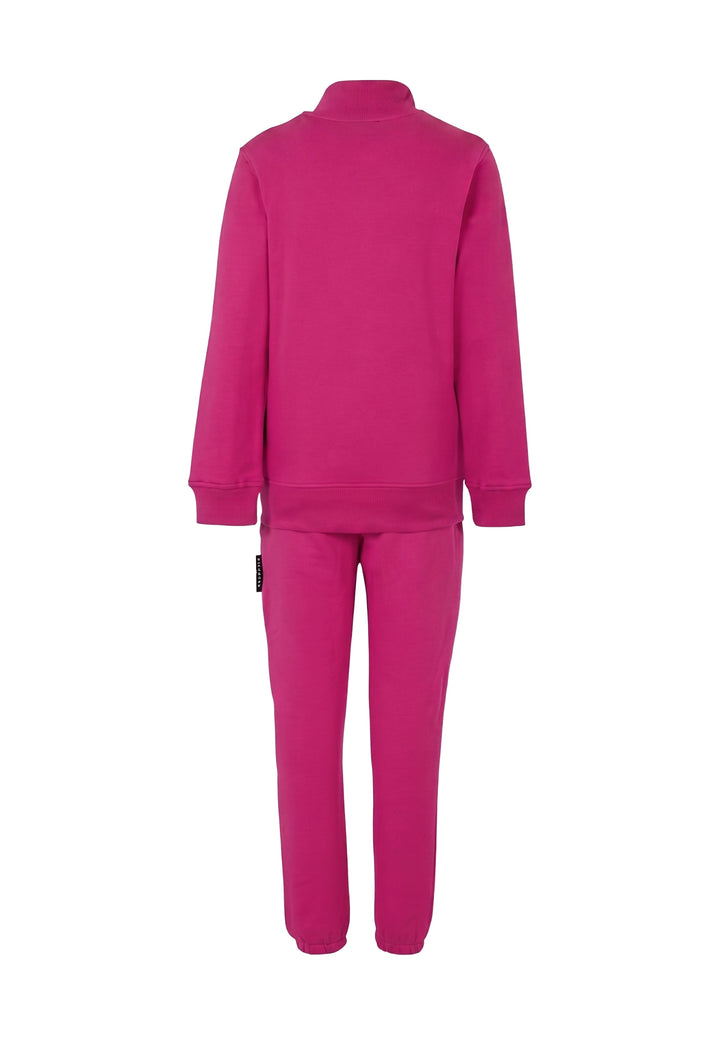 Completo felpa fuxia per bambina